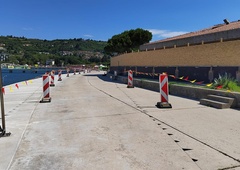 Najlepša portoroška plaža razkopana, oglasili so se odgovorni: "Zavedamo se, da se je prenova zavlekla v začetek turistične sezone" (FOTO)