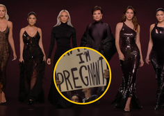 Kardashianova z velikim pompom naznanila: noseča sem (VIDEO)