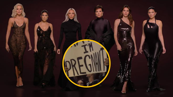 Kardashianova z velikim pompom naznanila: noseča sem (VIDEO) (foto: ProfimediaInstagram/Kourtney Kardashian/posnetek zaslona/fotomontaža)