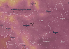 Animacija: Prvi letošnji vročinski val v Sloveniji, najbolj vroče bo na vzhodu