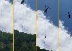 Prizor, ki osupne: na Gorenjskem očividci opazovali 'letečo kravo' (VIDEO)