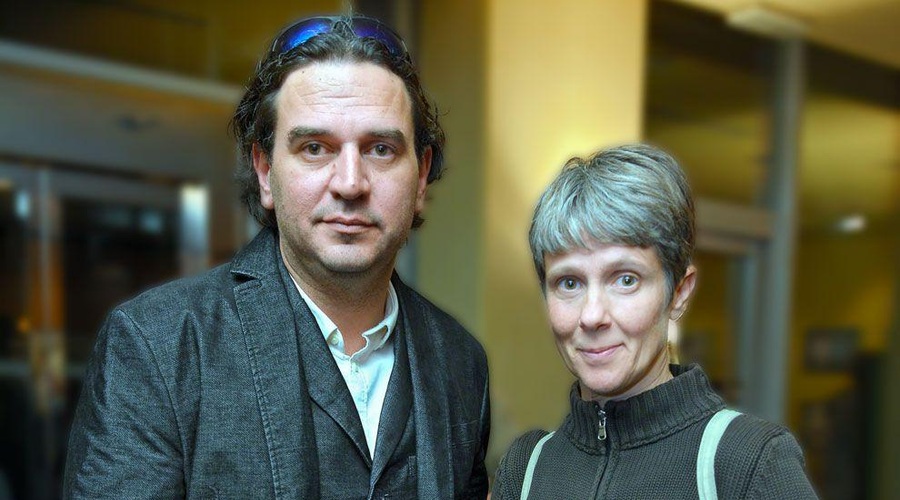 Sin pokojnega igralca Gašperja Tiča in igralke Nataše Tič Ralijan ujet v javnosti (foto: Primož Predalič/Arhiv AML)