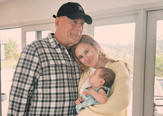 Srce parajoča fotografija: bolni Bruce Willis objema svojo prvo vnukinjo (FOTO)
