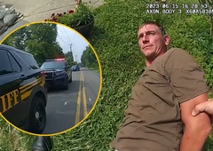 VIDEO: Ubil svoje sinove in mirno gledal njihova trupla, dokler ga niso prijeli policisti (aretacijo so posneli)