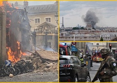 Grozljivi prizori iz Pariza: po eksploziji še uničujoč požar, na ulicah vojaki, odgovorni preštevajo ranjene (FOTO)