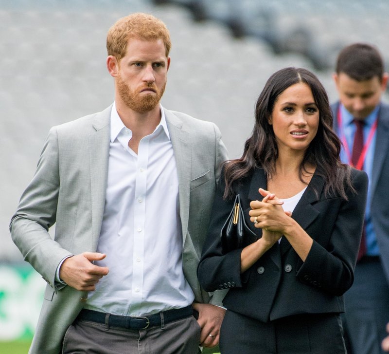 Princ Harry in Meghan Markle