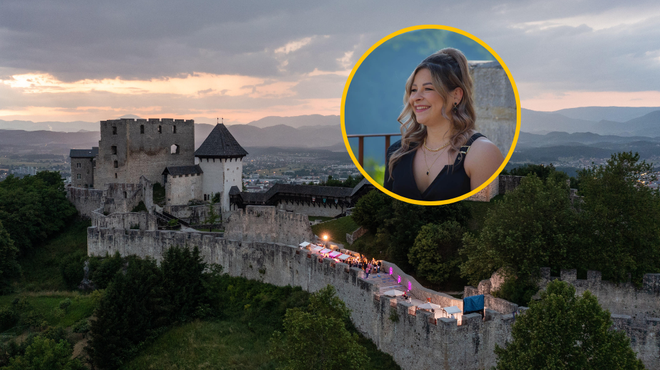 Bi jo prepoznali? Nepozabna zabava na gradu, 32-letna slovenska športnica v stilu slavila odhod v pokoj (FOTO) (foto: Osebni arhiv Tine Trstenjak/fotomontaža)