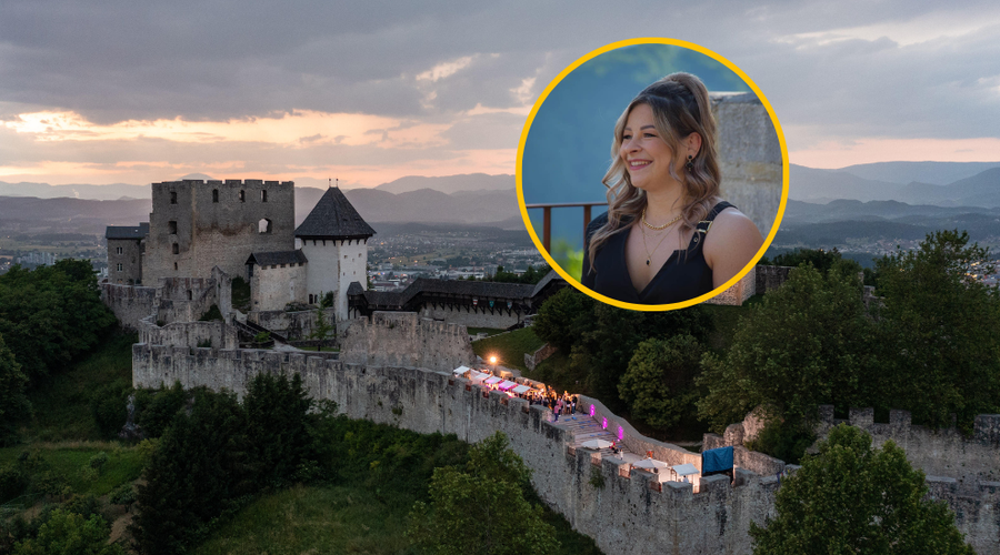 Bi jo prepoznali? Nepozabna zabava na gradu, 32-letna slovenska športnica v stilu slavila odhod v pokoj (FOTO) (foto: Osebni arhiv Tine Trstenjak/fotomontaža)
