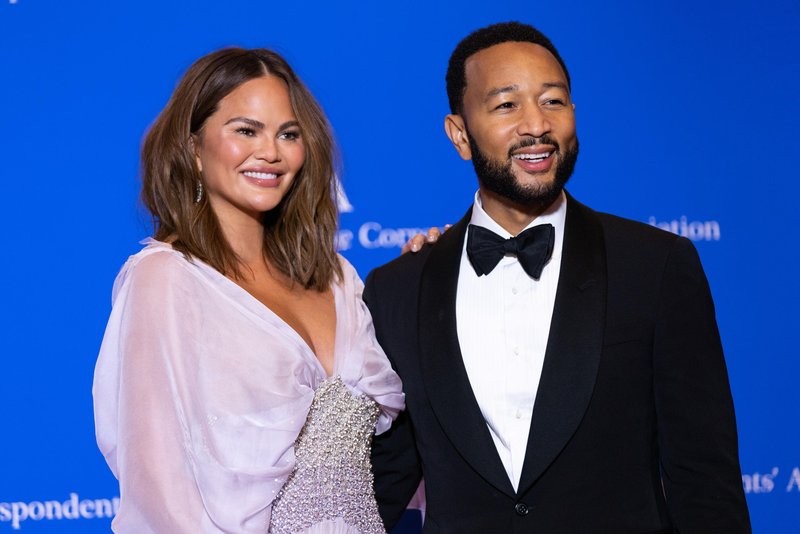 Chrissy Teigen z možem Johnom Legendom.