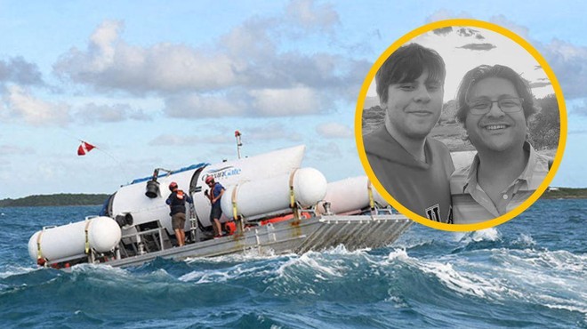 V podmornici umrl tudi 19-letnik, ki se ni hotel potopiti do Titanika (želel je zgolj ugoditi očetu) (foto: Profimedia/Twitter/NoLieWithBTC)