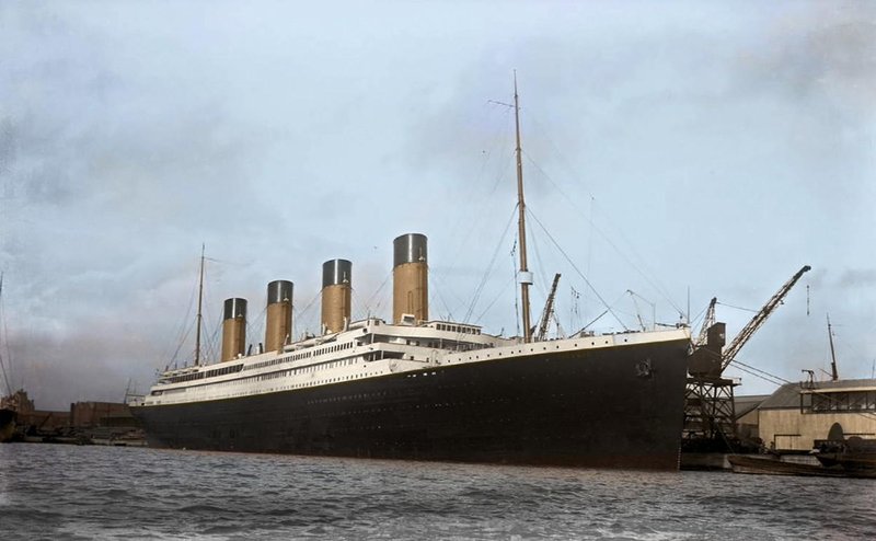 Titanik se je potopil leta 1912.