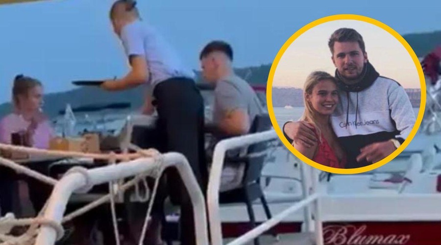 Luksuzen dopust Dončića na Hrvaškem: manjkala ni niti Anamaria Goltes (foto: Posnetek zaslona/Instagram/Luka Dončić/fotomontaža)