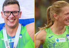 Novi vrhunski uspehi naših atletov: Kristjan Čeh in Tina Šutej pometla s tekmeci