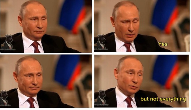 Po družbenih omrežjih se viralno širi srhljiv Putinov posnetek: "Jevgenij naj ne spi pri odprtem oknu" (foto: Prinskrin/Twitter)