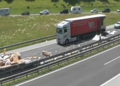 Avtocesta ob izvozu Maribor v celoti zaprta: zgodila se je huda prometna nesreča (FOTO)