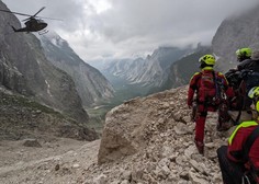Reševalci so na 1800 metrih iskali Francoza, pomagal je tudi helikopter