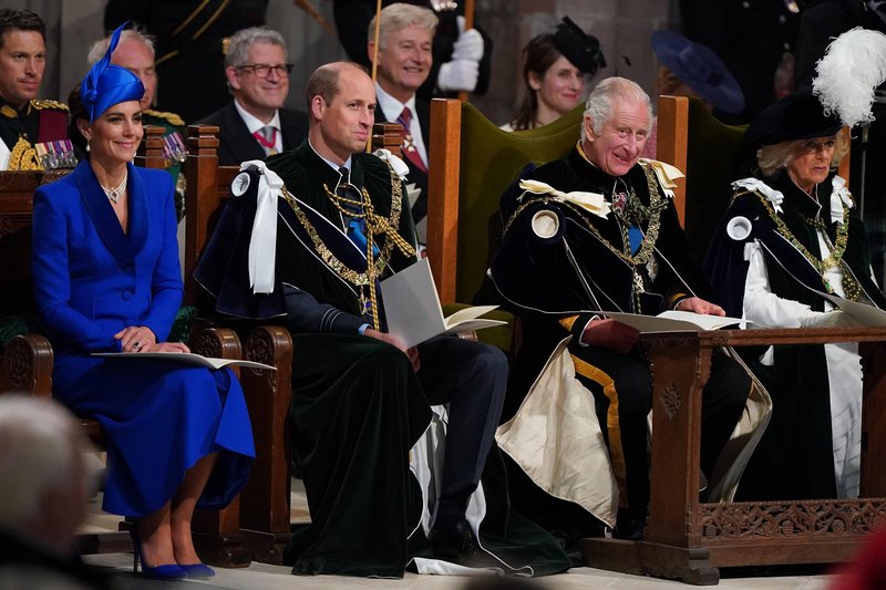 Druge slovesnosti kronanja kralja Karla III. se princ Harry ni udeležil.