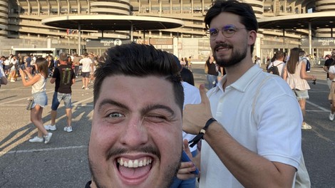 Luka Sešek si je uresničil željo in z bratom doživel nepozaben dan