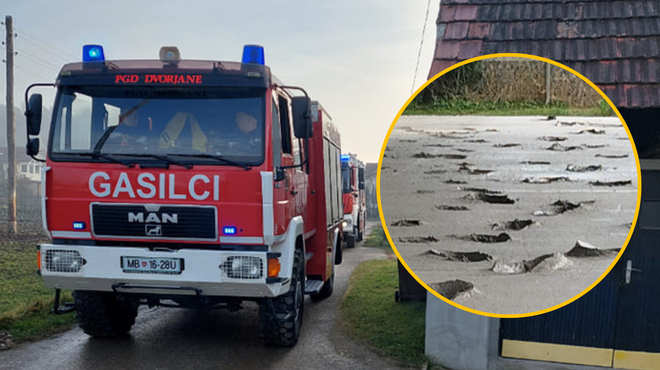 Vandali uničili ure in ure prostovoljnega dela slovenskih gasilcev (razočaranje članov društva je veliko) (foto: Facebook/Gasilci Dvorjane/fotomontaža)