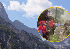 Tragičen dan v slovenskih gorah: planincu ni bilo več pomoči, pohodnico je hudo poškodovala skala