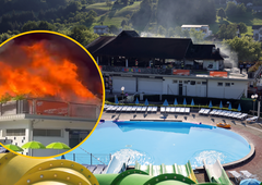 Dan po pretresljivih posnetkih požara v Podčetrtku termalni park spet deluje (znano je, kaj je zagorelo)