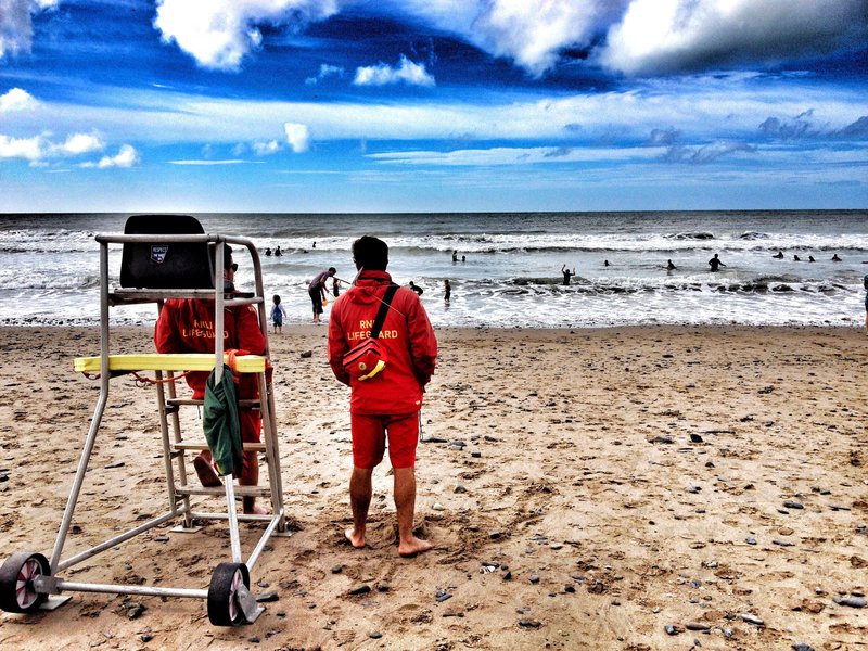 Na območju, kjer se je zgodil ta incident, ni reševalcev na plaži. (Fotografija je simbolična)