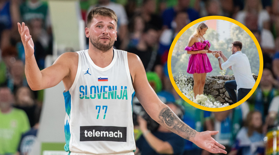 FOTO: Razkrivamo točno lokacijo, kje je Dončić pokleknil pred svojo izbranko (ste vedeli zanjo? ) (foto: Profimedia/Instagram/Luka Dončić/fotomontaža)