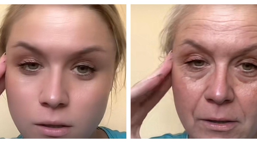 Preverite, kako boste videti pri 75 letih (rezultati vas lahko vznemirijo) (foto: TikTok/nikkibeaushion/posnetek zaslona/fotomontaža)