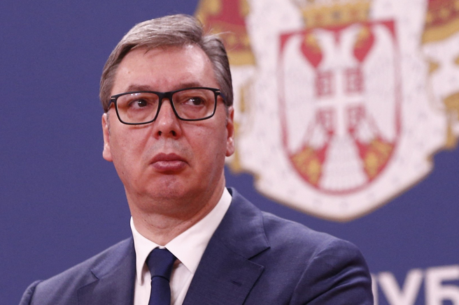 Kaj se dogaja s srbskim predsednikom? Aleksandru Vučiću v ZDA postalo slabo