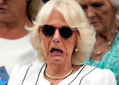 Neverjetna podobnost! Britanska kraljica v Wimbledonu s sestro, ki je skoraj kot njena kopija (FOTO)