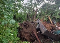 Nočna drama za mlado družino, ki je na črno kampirala pod drevesom (FOTO)