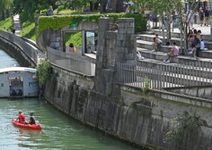 Obsežna akcija: pogrešano osebo so v Ljubljani iskali s čolnom in dronom