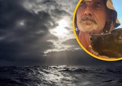Čudež na odprtem morju! Našli mornarja in psičko, ki sta pred tremi meseci izginila v Tihem oceanu (VIDEO)