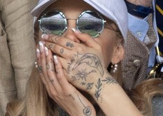 Težave v zakonu? Zvezdnica v Wimbledonu brez poročnega prstana (FOTO)