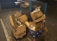 Kupi smeti v centru Ljubljane: "Ljudje izkazujejo svoje nespoštovanje do someščanov in brezbrižnost"