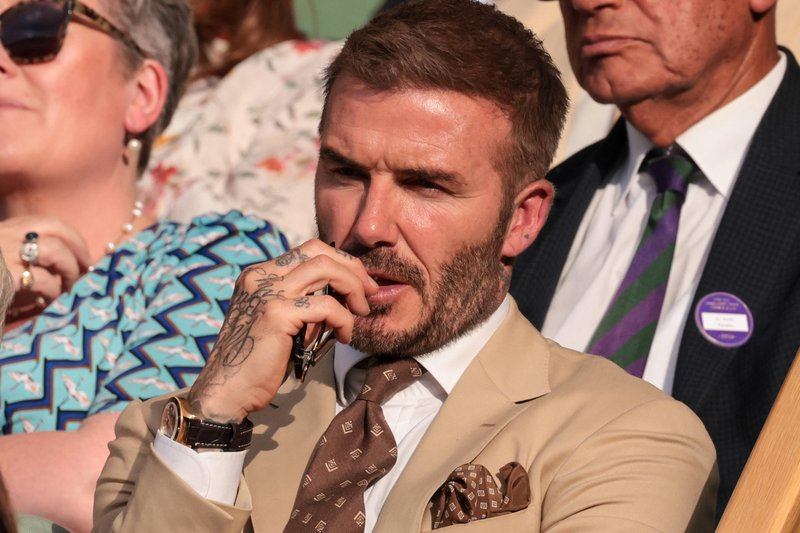 Letos na Wimbledonu ujet tudi David Beckham.