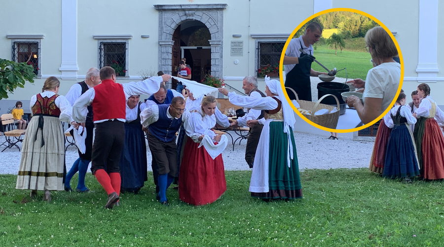 Tudi Tavčar bi si obliznil prste: visoški lonec osvojil Slovence, ob njem so dobili še posebno turistično doživetje (foto: Zavod Poljanska dolina)
