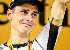 Objokani Matej Mohorič razkril razlog za solze po veliki zmagi: "Očitno je iz nebes želel, da ..."