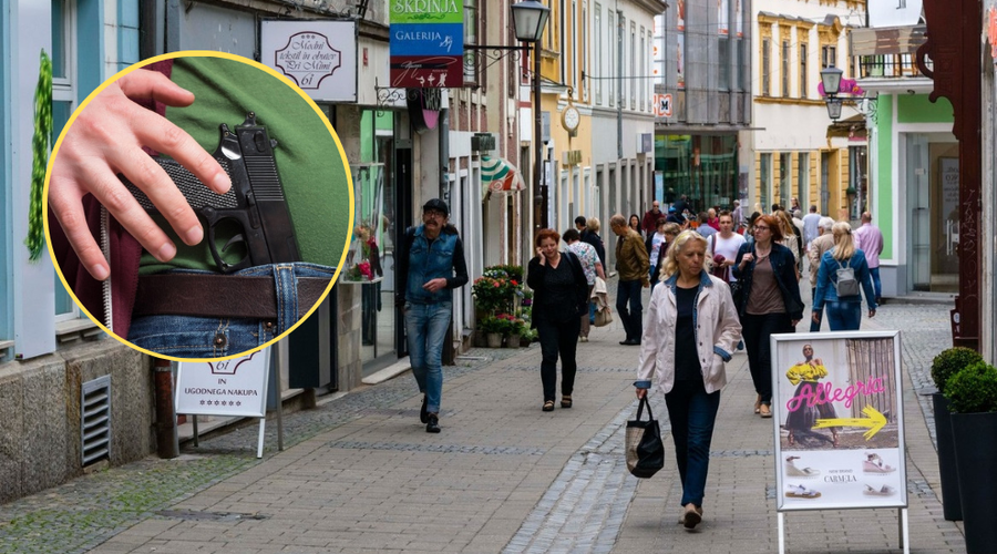 Le kaj se mu je pletlo po glavi!? V mariborski lokal vstopil s pištolo, ta se je sprožila (foto: Profimedia/fotomontaža)