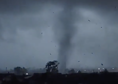 Grozljiv prizor: tornado v Milanu rušil vse pred seboj, več ljudi naj bi bilo poškodovanih (VIDEO)