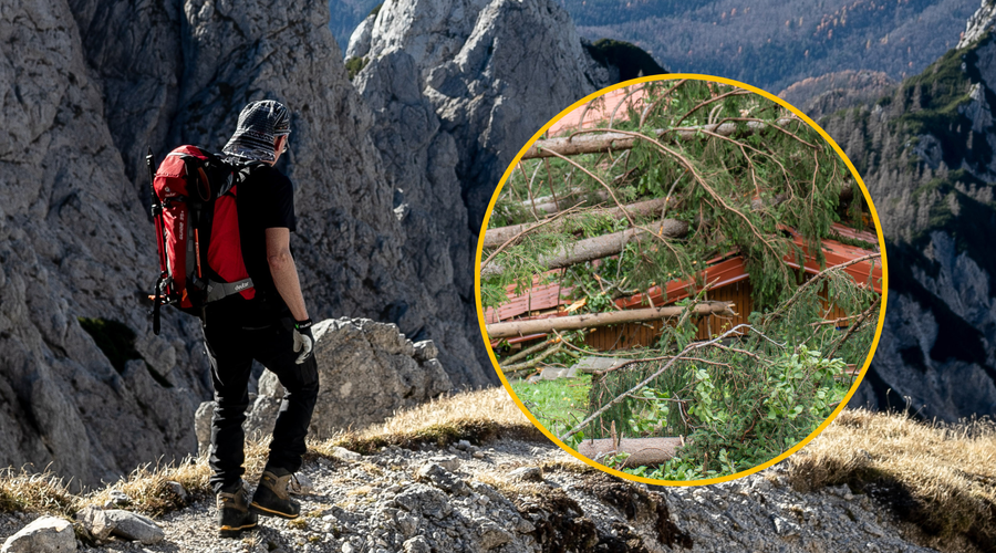 Zaradi neurij nekatere planinske poti smrtno nevarne: objavljamo seznam območij, kamor se ne odpravljajte (foto: Saša Despot/Aleš Uršej/Bobo/fotmontaža)
