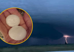 Po Sloveniji pustoši močna nevihta: na zahodu toča, Arso izdal rdeče opozorilo (gibanje na prostem je smrtno nevarno)