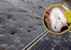 Je padel rekord? Tako velike toče domačini še niso videli (FOTO)