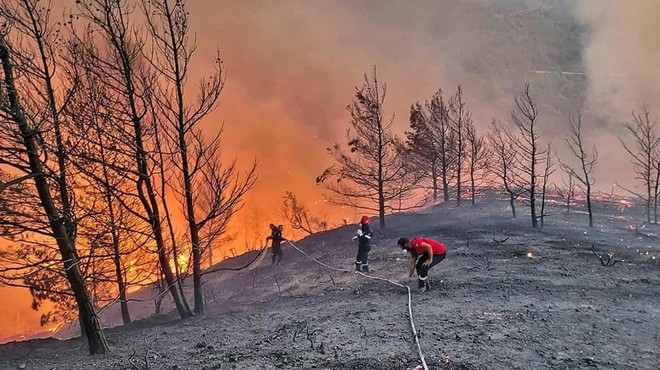 Grčija še vedno v plamenih: več mrtvih, evakuacija tisočih ... (foto: Twitter/greekcitytimes)