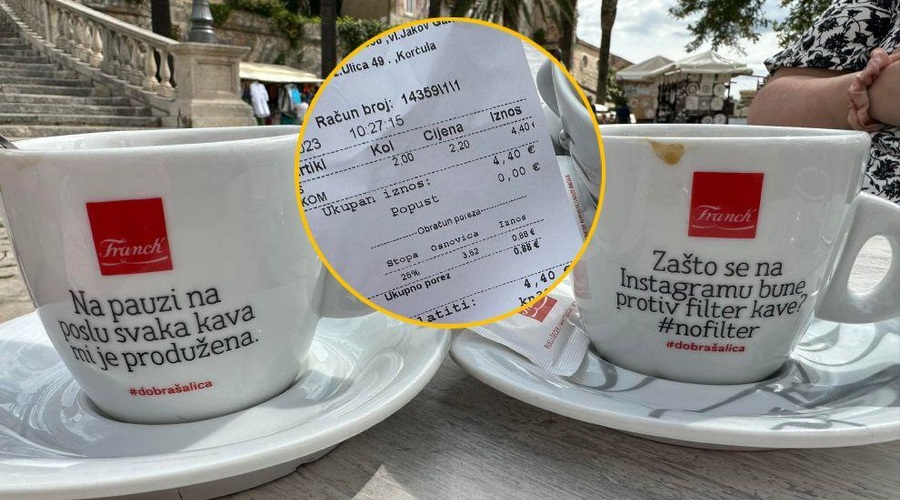 Slovenko na Korčuli ni šokirala cena, ampak kava! Poglejte, kaj je dobila za 2,2 evra (FOTO) (foto: Uredništvo)