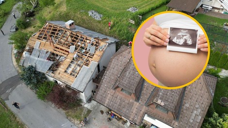 Nevihta jima je vzela vse: mlad par tik pred prihodom dojenčka ostal brez strehe nad glavo (prosita za pomoč)