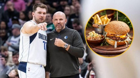 FOTO: Dončićev trener pripotoval v Slovenijo in si v Ljubljani privoščil ... burger! (poglejte, kje)