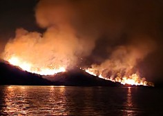 Požara na otoku Čiovo še ni konec: čakajo na pomoč iz zraka