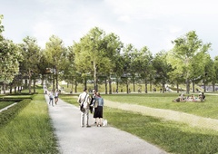 FOTO: V Ljubljani se obeta nov športni objekt, ki bo vkopan v zemljo