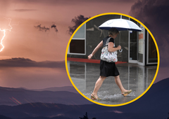 Uničujoče nevihte, poplave ter vročinski valovi: nam bo vreme povzročalo preglavice vse do oktobra? Vremenoslovci pravijo ...